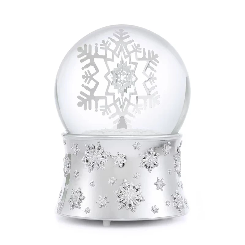 

Crystal ball music box, wind-up music box