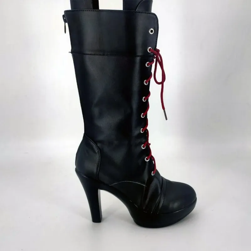 Danganronpa Enoshima Junko Strój Cosplay Buty Ręcznie Robione Anime Wysokie Obcasy Kozaki