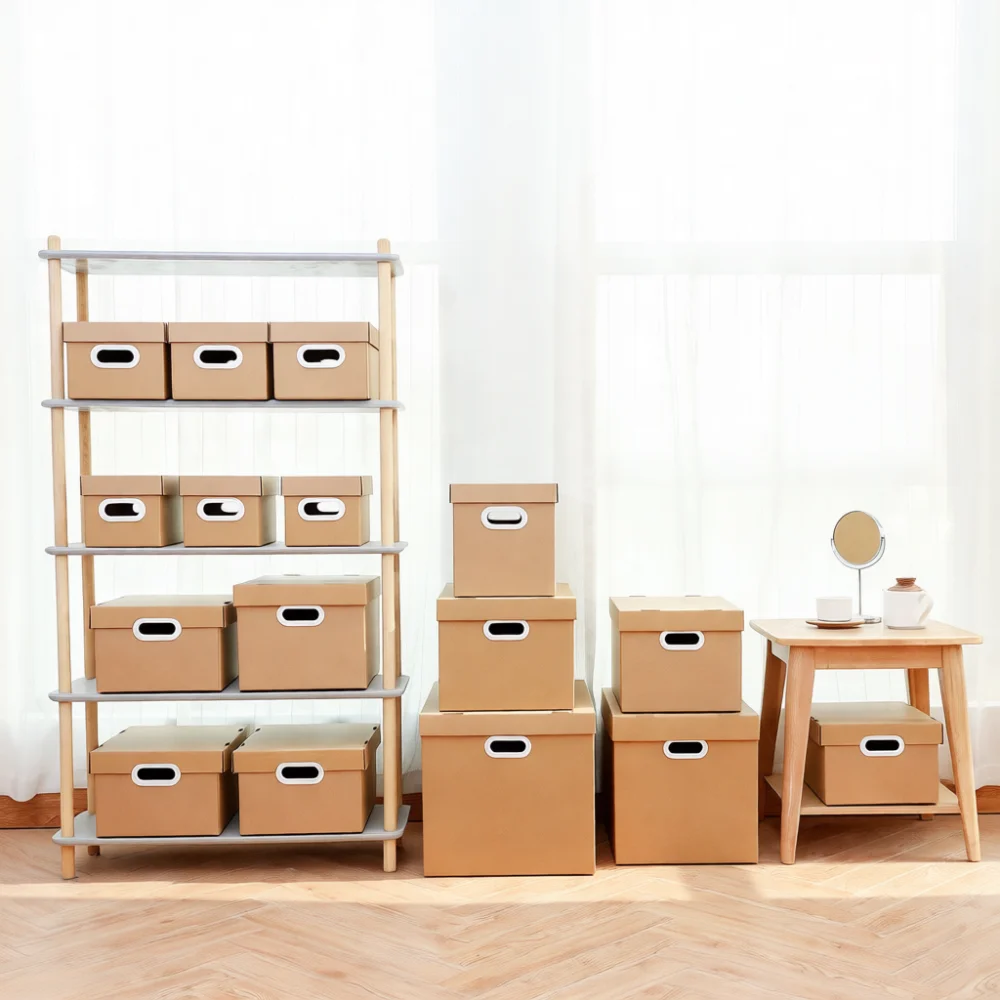 Foldable Kraft Paper Storage C - Kraft Paper Box 评论和价格