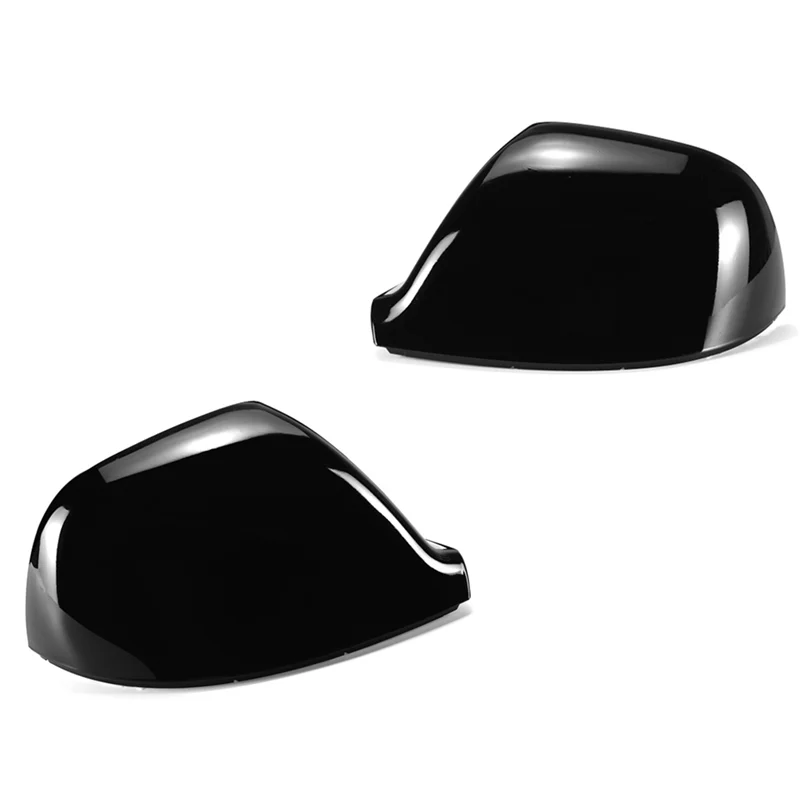 Car Bright Black Side Rearview Mirror Cap Cover Mirror Cover Direct for VW Transporter T5 T5.1 2010-2015 T6 2016-2019