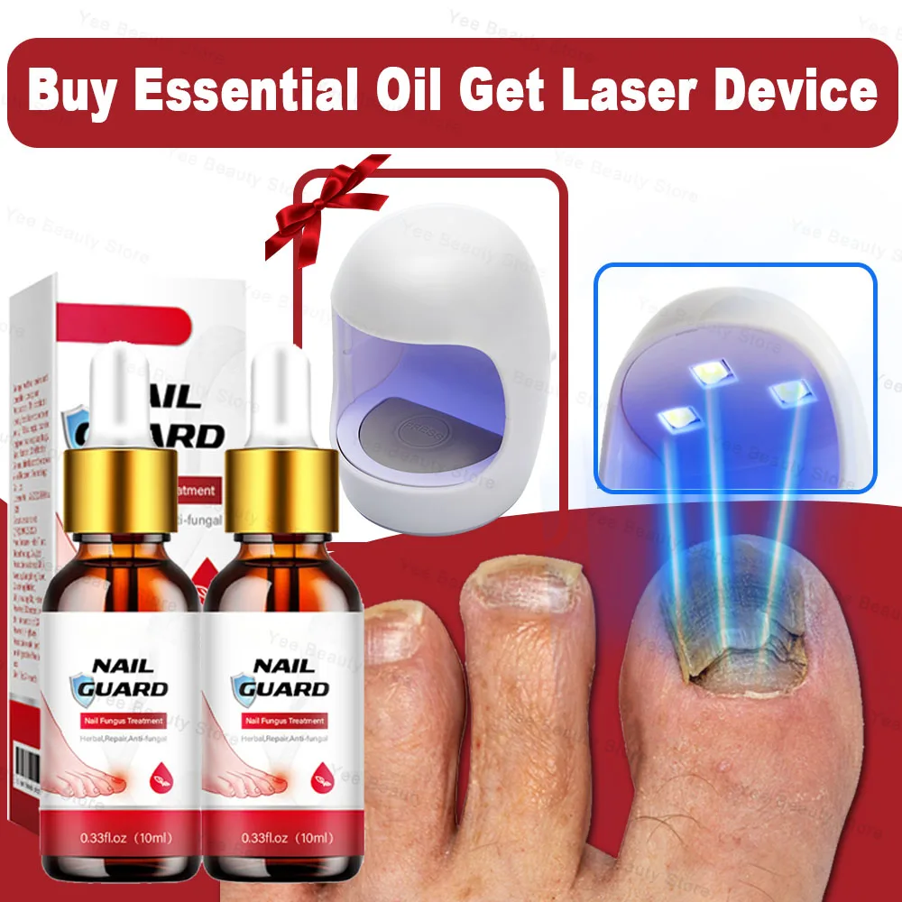 Nail Fungus Treatment Device Repair Toenail Fingernail Treat Toenail Nail Fungal Treatment Essential Oil Onychomycosis