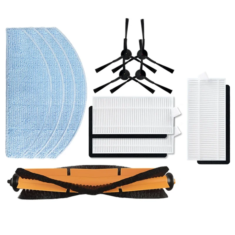 ABGP-For Pioneer VC720R / VC725R استبدال أجزاء الملحقات الرئيسية الجانب فرشاة تصفية ممسحة القماش