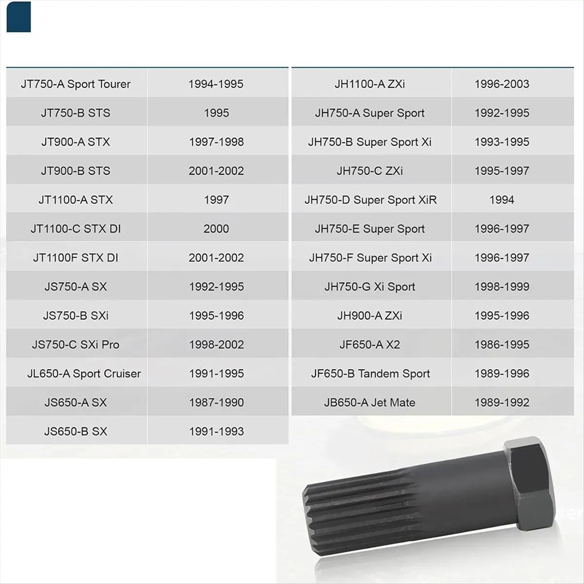 a94z]-chave-de-remocao-e-instalacao-de-impulsor-wr001-para-gs-gsx-gtx-rx-sp-jh750-js650-js750