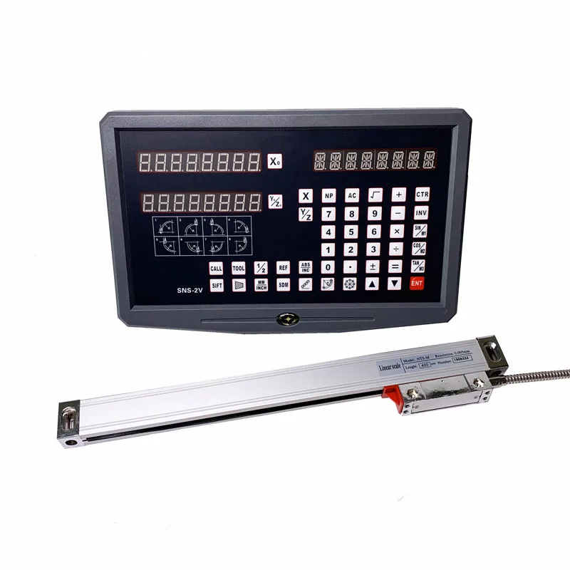Wire Cutting Grating Ruler Two/Three-axis Digital Display Machine Tool Lathe Grinder Milling Machine Electronic Ruler 5V