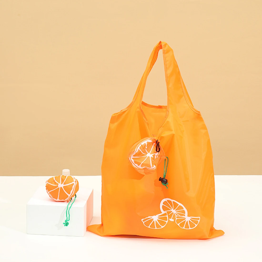 

Cute Foldable Shopping Bag Fruit Vegetable Reusable Bag Women Portable Grocery Bags Storage Tote Bag Home Organizator