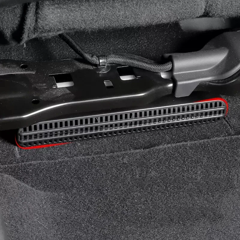 For Honda Accord X 10th 2018 2019 2020 2021 2022 Hybrid Car Under Seat Outlet Rear Air Conditioner Duct Grill Grille Vent Cover view 3