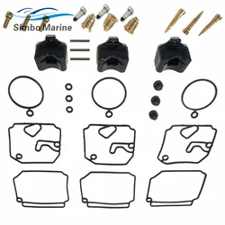 6H4-W0093 Carburetor Repair Kit For Yamaha 2 Stroke 40HP 50HP Outboard Motor 6H4-W0093-02 6H4-W0093-03 6H4-W0093-04 18-7767