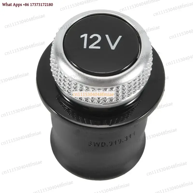 Chrome Plated Cigarette Lighter Cover Plug 4L0919311 8WD919311 Car Interior Accessory For A3 A4 A5 Q2 Q7 R8 Auto Parts