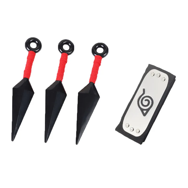1 Stück Naruto Cosplay Zubehör Ninja-Tasche Kunai Shuriken Requisite Akatsuki Kakashi Halskette Actionfigur Geschenk Anime Geburtstagsgeschenk – Detail 10