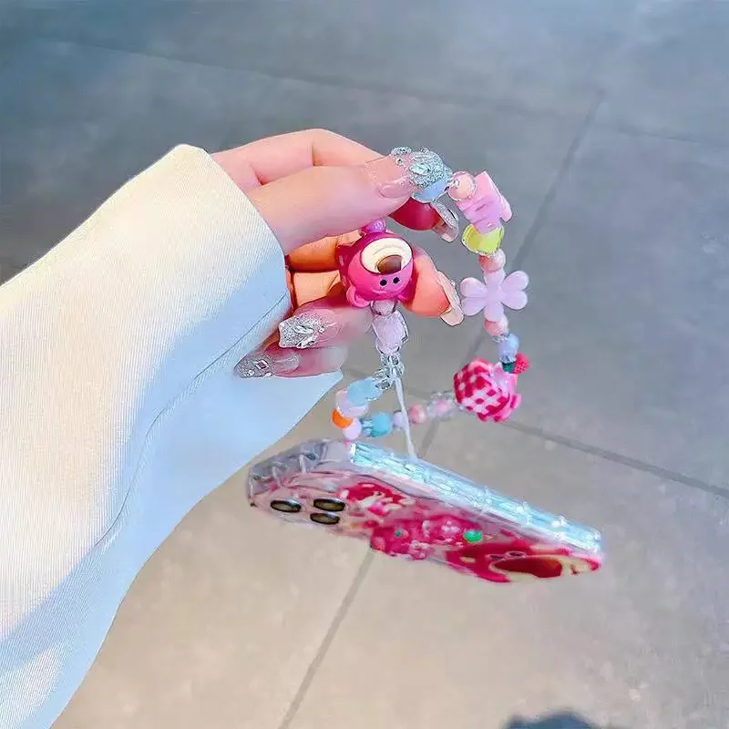 ثلاثية الأبعاد لوتسو الدب سلسلة الحال بالنسبة ممن لهم Realme C75 C65 C67 C63 C61 C51 ملاحظة 50 60 C53 C55 C33 C35 C15 C12 C11 13 6 برو 8 غلاف الهاتف