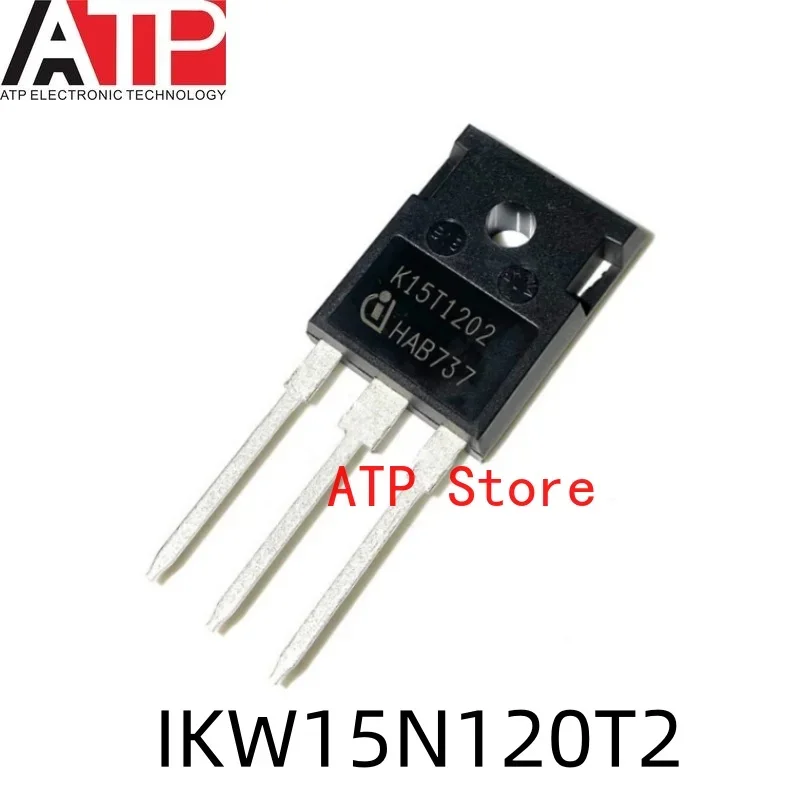 10pcs/lot 100% New Imported Original K15H1203 IKW15N120H3 K15T1202 IKW15N120T2 TO-247 IGBT Transistors 30A 1200V