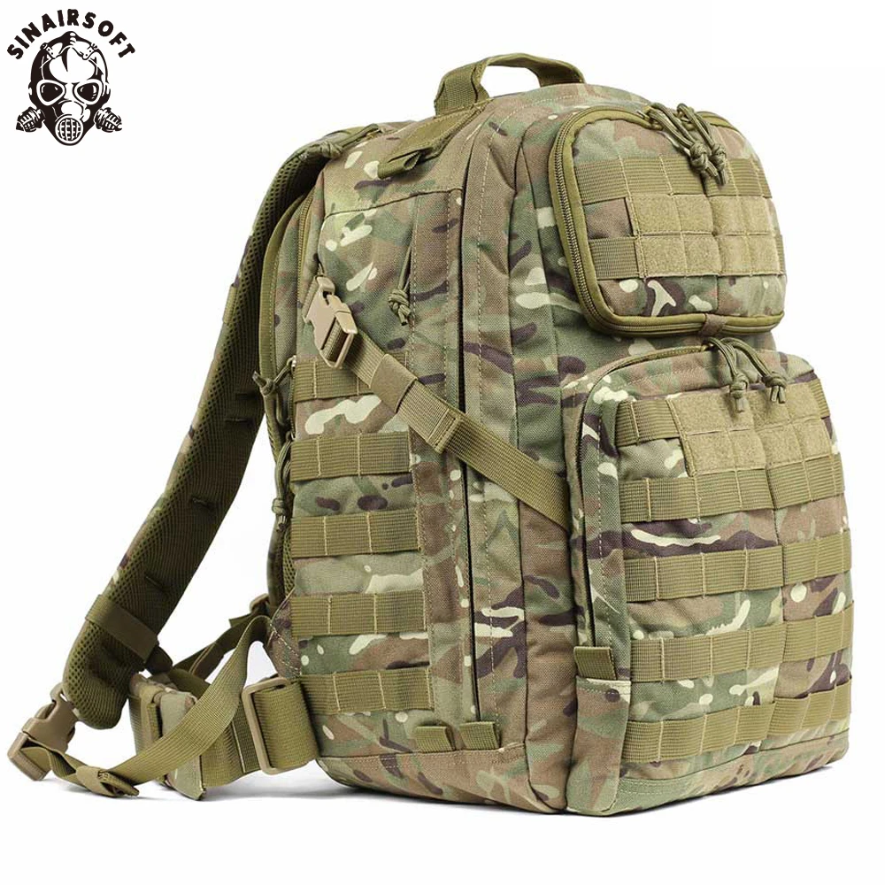 SINAIRSOFT Tactical 55L Outdoor Molle Waterproof Backpack Mountaineering Hunting Bags Trekking Hiking Fishing Bag