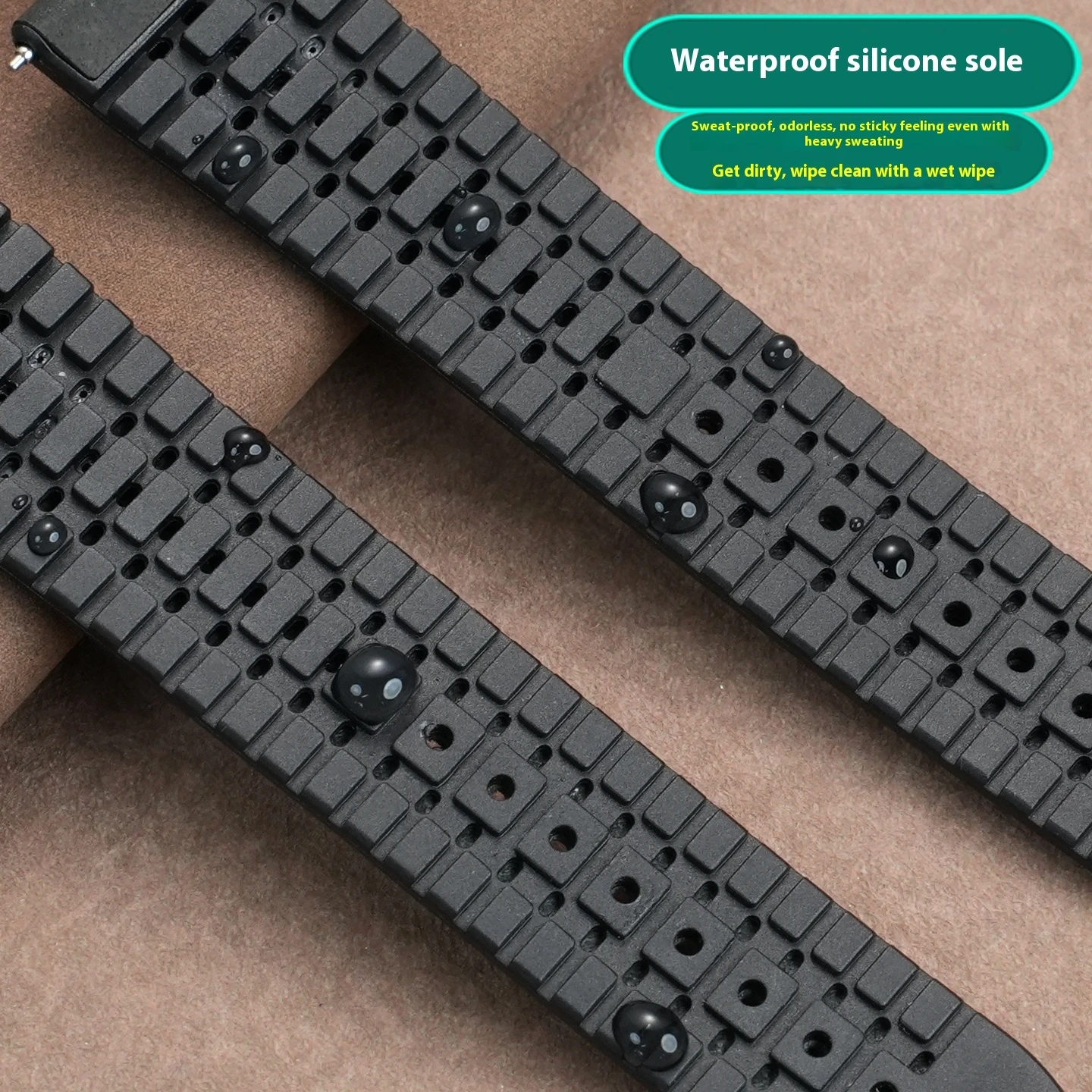 GA-2100 pulseira de couro para casio g-shock ga2100/GA-2110 especial elevado à prova dwaterproof água inferior couro masculino preto azul marrom