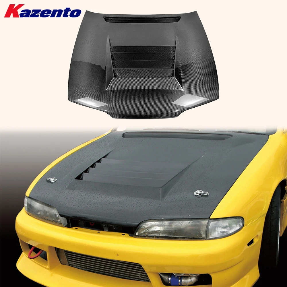 

Для Nissan Silvia S14 Zenki (возвшая модель) Передний капот из углеродного волокна типа DM (перевозка океана выгодно, добро пожаловать в побег)