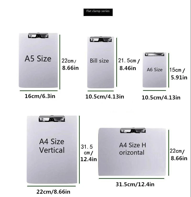 Stainless Steel Folder with Writing Board description 3