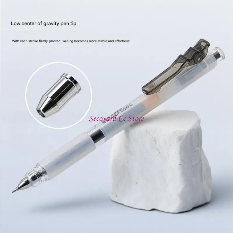 

N3UC 12Pcs Retractable Gel Pen 0.5mm Quick Drying Smooth Writing for Office School