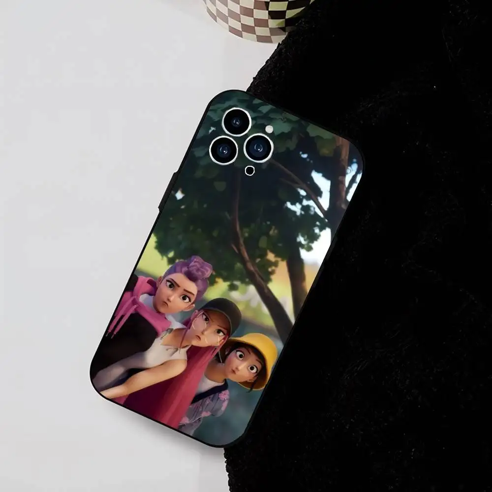 حافظة هاتف KPop D-Demon H-Hunters مصنوعة من السيليكون الناعم لهاتف آيفون 17 إير 16 15 14 13 12 11 Plus Pro Max Plus