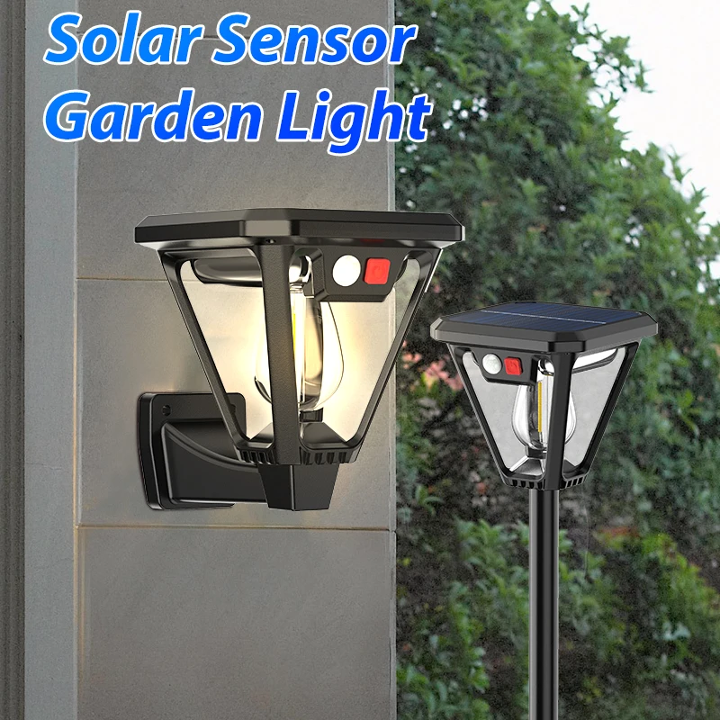 1PC Floor Lamp/Wall Lamp Dual Purpose Lamp Outdoor Solar Led Outdoor Waterproof Light Outdoor Garden Street Wall Light Supply