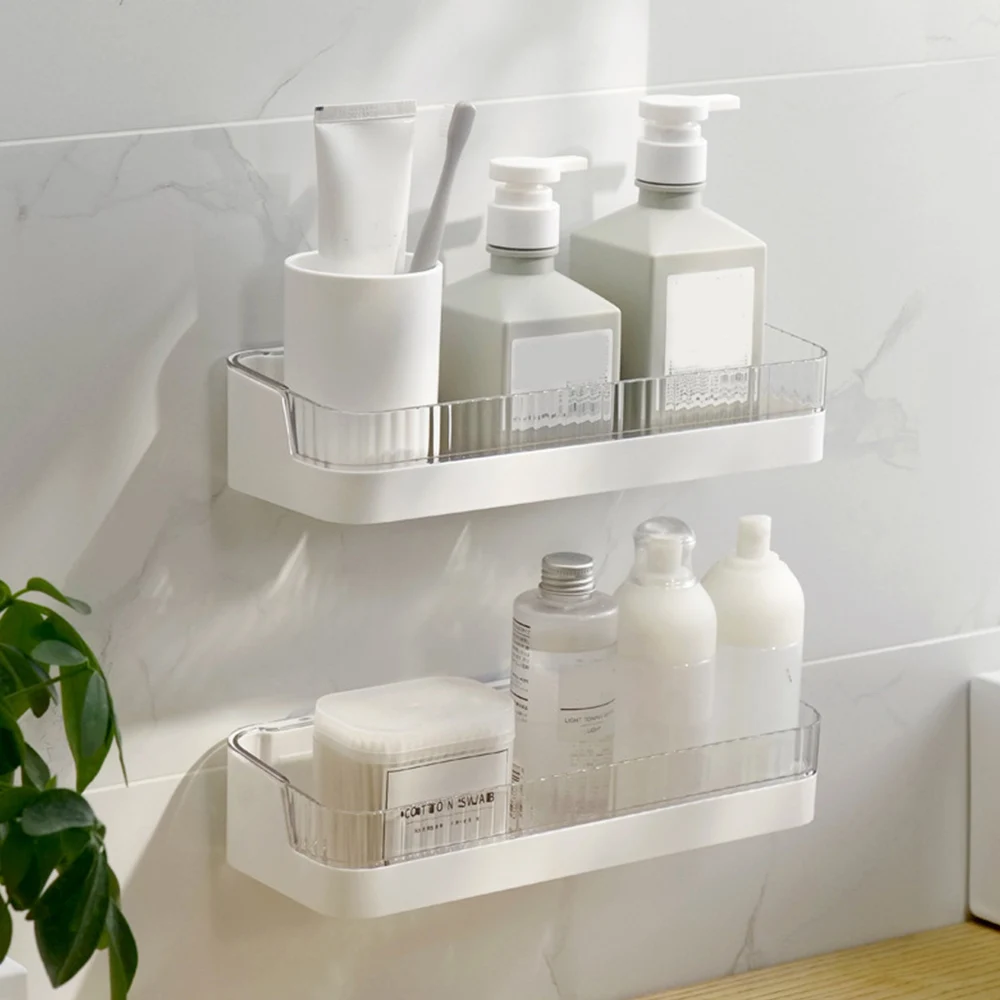 Bathroom Storage Rack Cosmetics Storage Shelf Wall Mounted Organizer Multifunctional Bathroom Accessories Home Estante Repisas