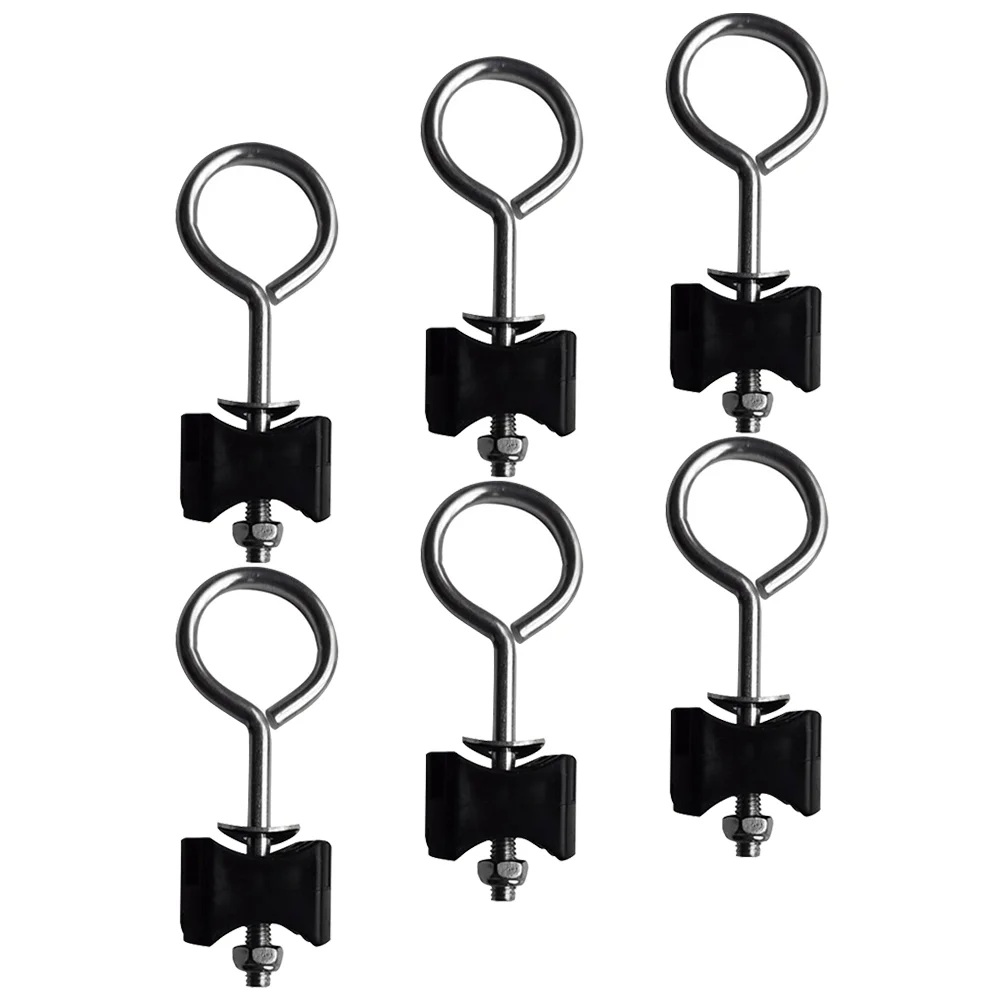 6 Pcs Round Trampoline Screws Fixing Professional Steel Fixation Nuts Trampolines Parts Stability Tools Sturdy