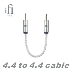 iFi 4.4mm to 4.4mm cable Balanced Pair Turn Line Hifi High End OFHC Silver Plated Custom Structure Signal Transmission Line