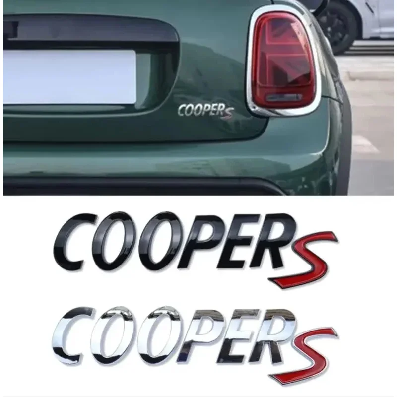 

Metal Car Rear Trunk Sticker Side Badge Emblem for Mini COOPER S D SD Logo R50 R52 R53 R56 R55 F54 F55 F56 F60 Refitting Decals