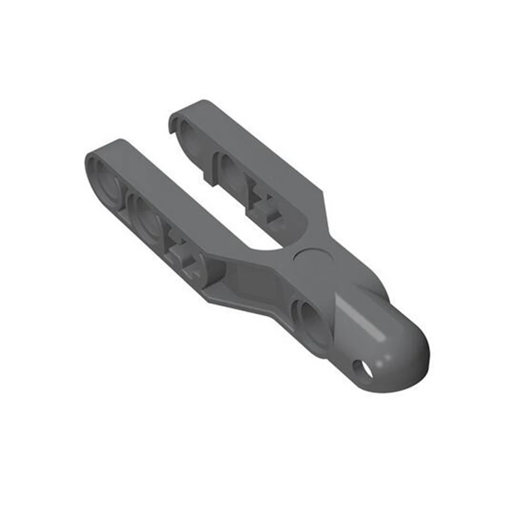 Amortecedor de direção braço curvo engrenagem rack bloco de construção moc peças técnicas pequenas partículas para diy carro tijolos compatíveis # T3