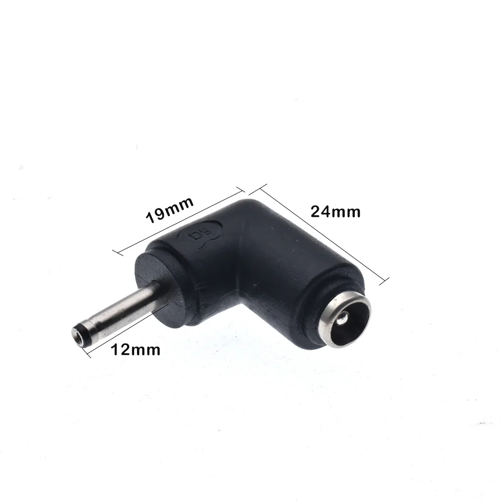 90 Degree DC Power 3.0 x 1.1mm Male to 5.5 x 2.1mm Female for Huawei S7 Acer W700 S3 S5 P3 Samsung Superbook Adapter Plug