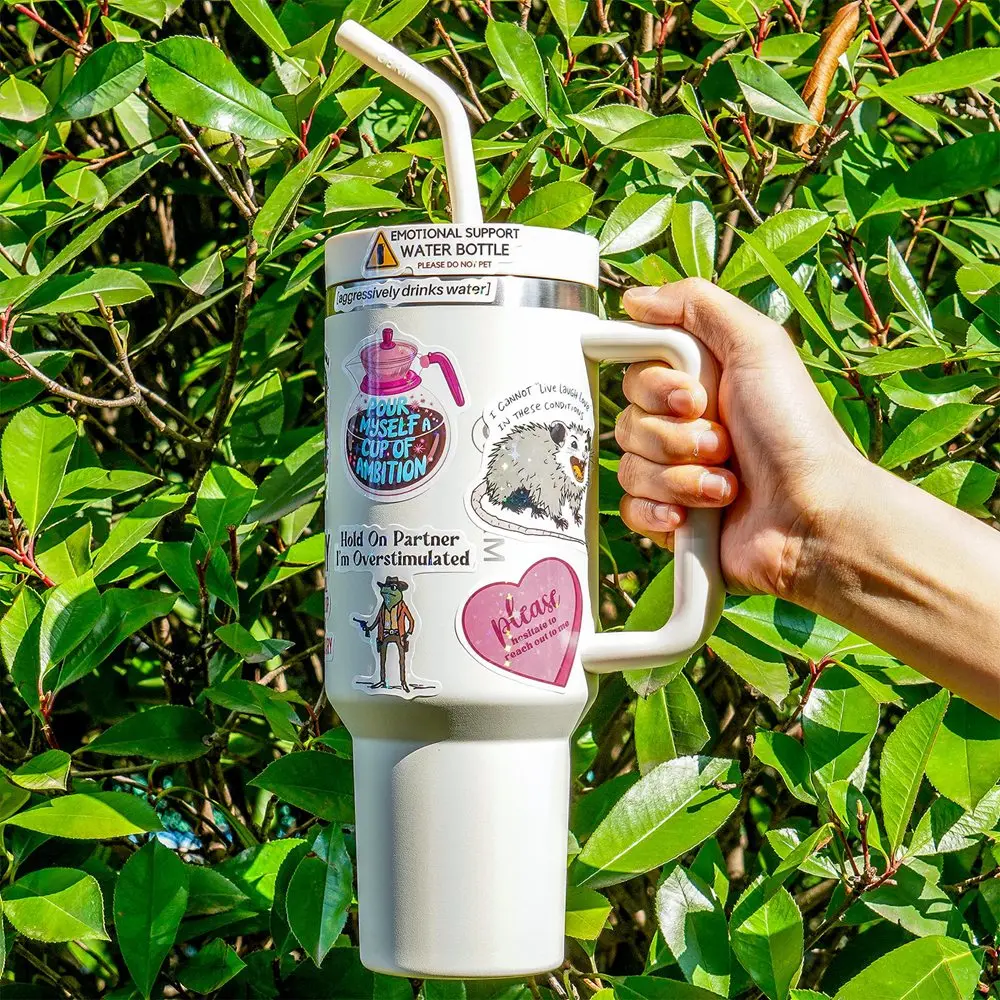 200 Stück lustige Spruch-Aufkleber für Erwachsene, Wasserflaschen, Aufkleber-Set, wasserfest, cooles Zubehör für Telefon, Laptop, Stoßstange, Auto-Aufkleber – Detail 6