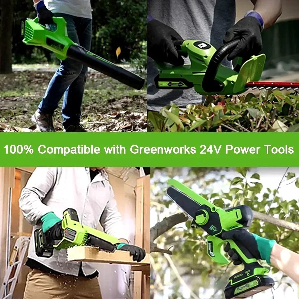 For Greenworks 24V 48V Tools MO24B410 MO48L4211 HT24B210 21342 For Greenworks 24V 4.0/6.0/8.0Ah Lithium Battery