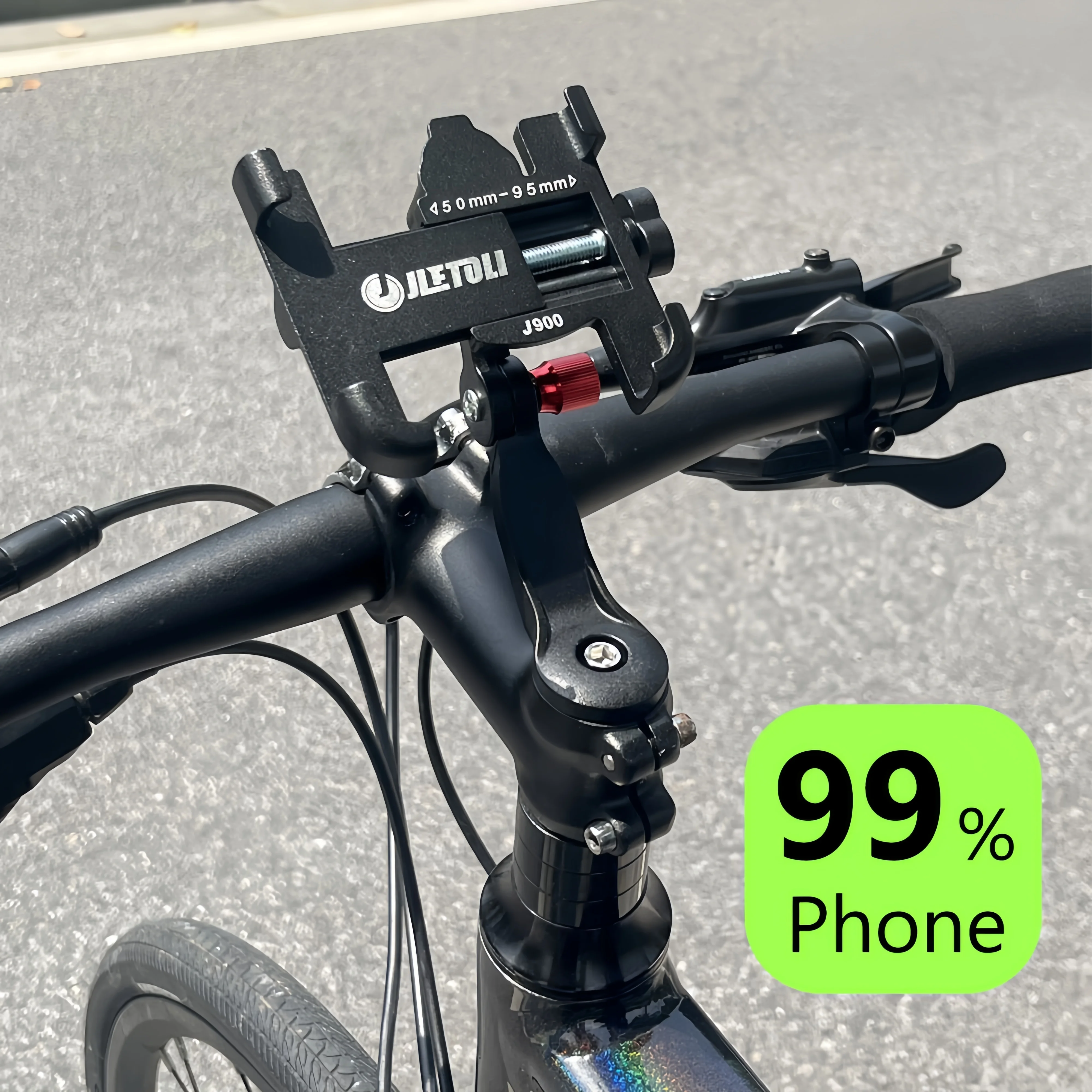 

Vertical Bike Phone Holder 360 ° Rotation Bicycle Phone Stand Aluminium Alloy Cycling Phone Rack