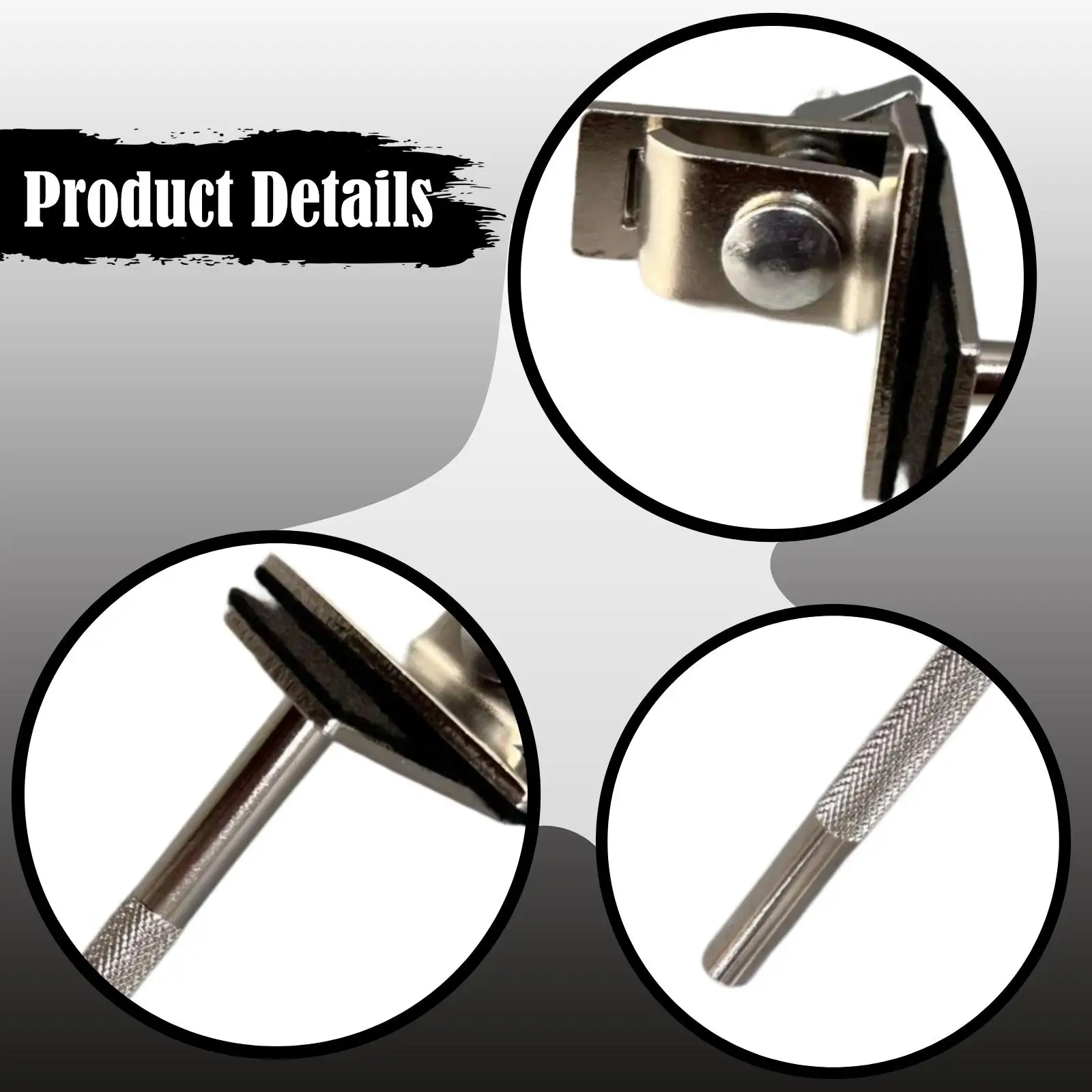Drum Clamp Rack Mount Multi Clamp Cowbell Holder Metal Bass Drum Hardware for Drummer Beginner and Pro Use
