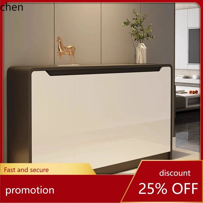 

HT Entryway Shoe Cabinet Simple Modern Internet Celebrity Multi-Functional Integrated Wall-Mounted Storage Cabinet Shoe Cabinet