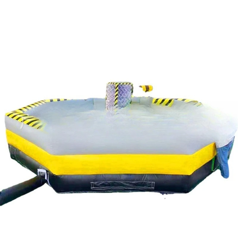 Fun turntable Internet celebrity entertainment Trampoline Park Inflatable spinning machine games, spinning trampoline