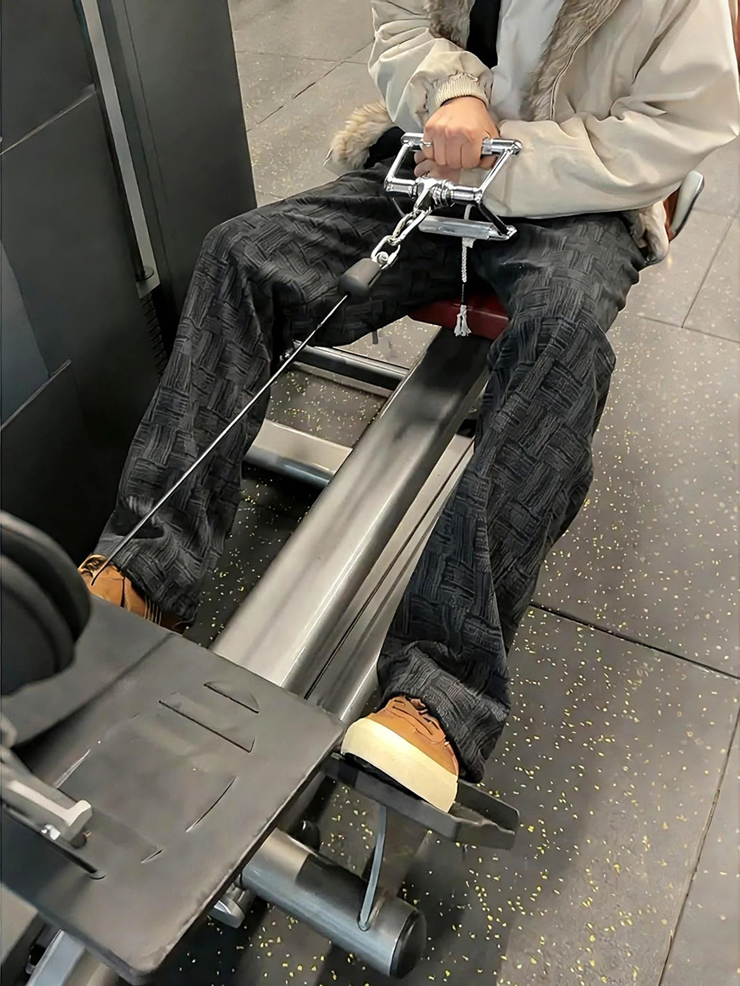 

Bla Tie Dye Corduroy Sports Sweatpants Men's Autumn Winter Casual Straight Leg Long Pants Teenage Fitn Trousers