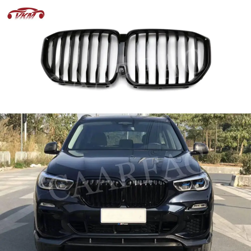 

Front Grille Hood for BMW X5 G05 2019 + Car Styling Front Bumper Racing Grill Gloss Black Replacement