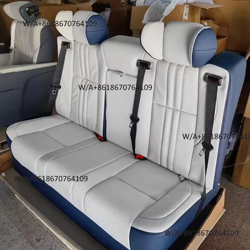 Suitable forluxu ry Comfortable Rear Seat Adjustable 3 Person Seat, Bed Seats Tailored for Van Business Cars - view 2