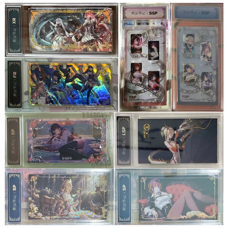

Аниме История Богини EP SP SSP LSP FR XR Карта Raiden Shogun Yae Miko Kafka Firefly Рождественские подарки на день рождения Коллекционные игрушки