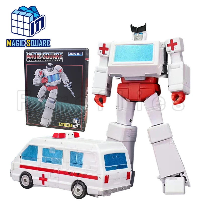 

11cm Magic Square MS-TOYS Transformation Robot Action Figure MS-B45 Ryu Anime Model Toy For Gift Free Shipping