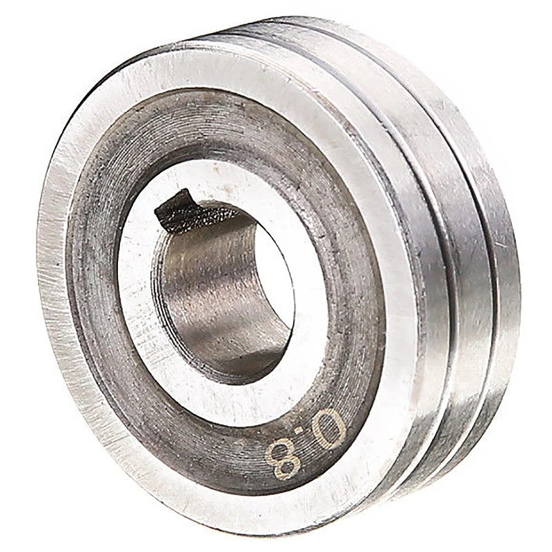 High Precision Fio Feed Roda, Soldador Mig Roda Wire Drive, 0.6X0.8