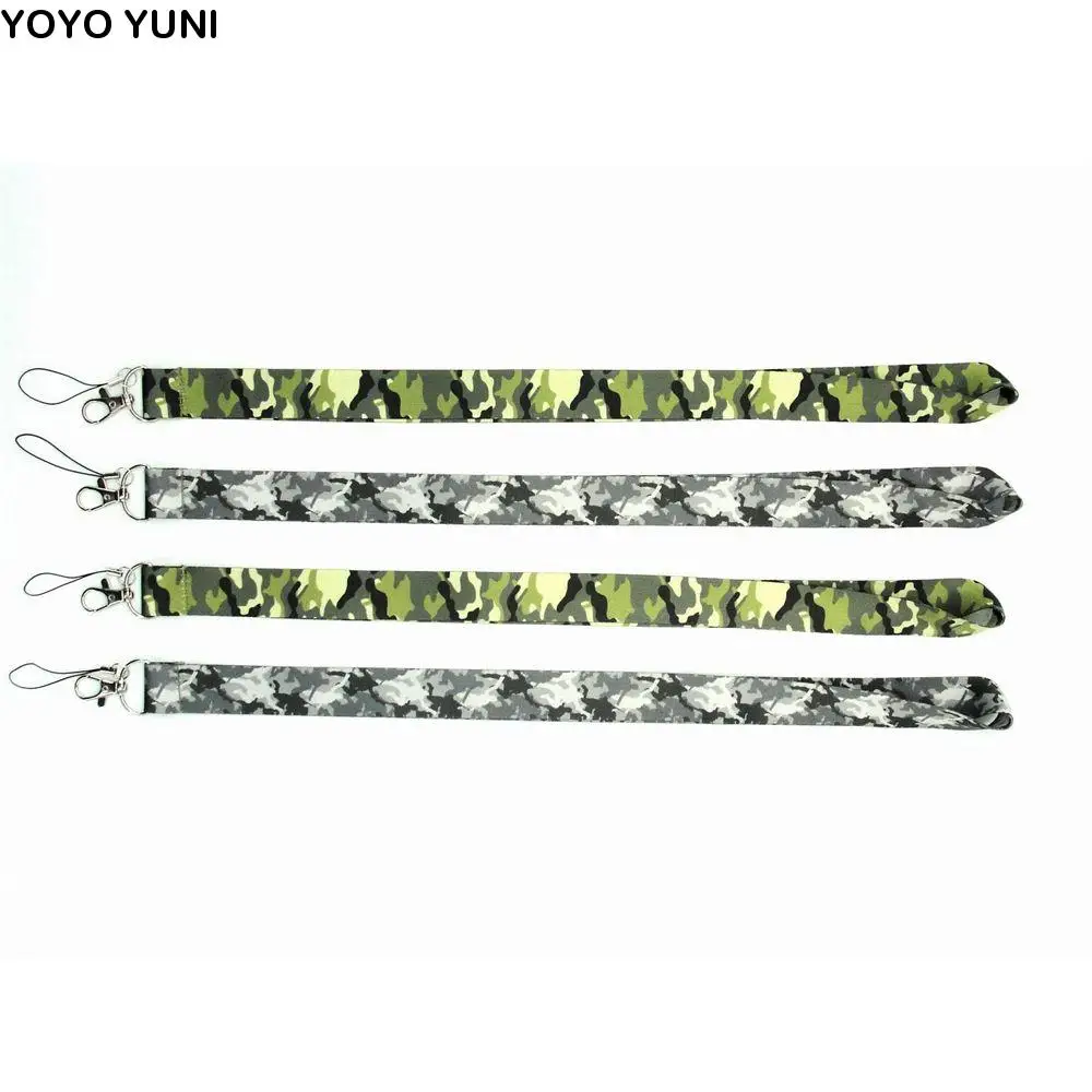 

Key Ring Holder Hang Rope Phone Lanyard Strap ID Badge Holder Neck Straps Camouflage Lanyards Phone Ribbon Phone Hang Rope