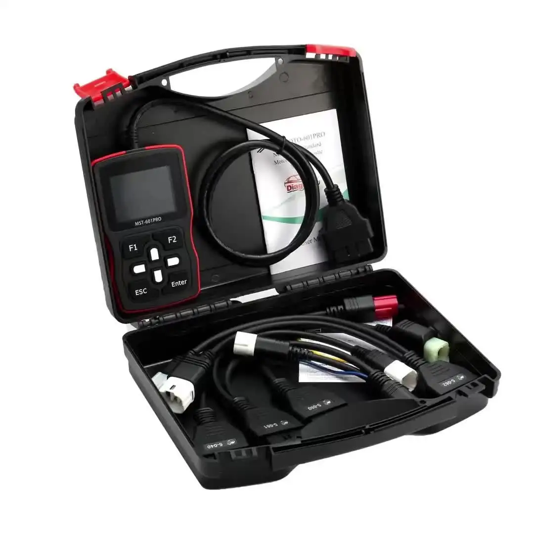 OBDMOTO MST 601PRO バイク用診断機 スキャナー MST 601 PRO 6-in-1 OBD2 Scanner for Honda Suzuki Yamaha
