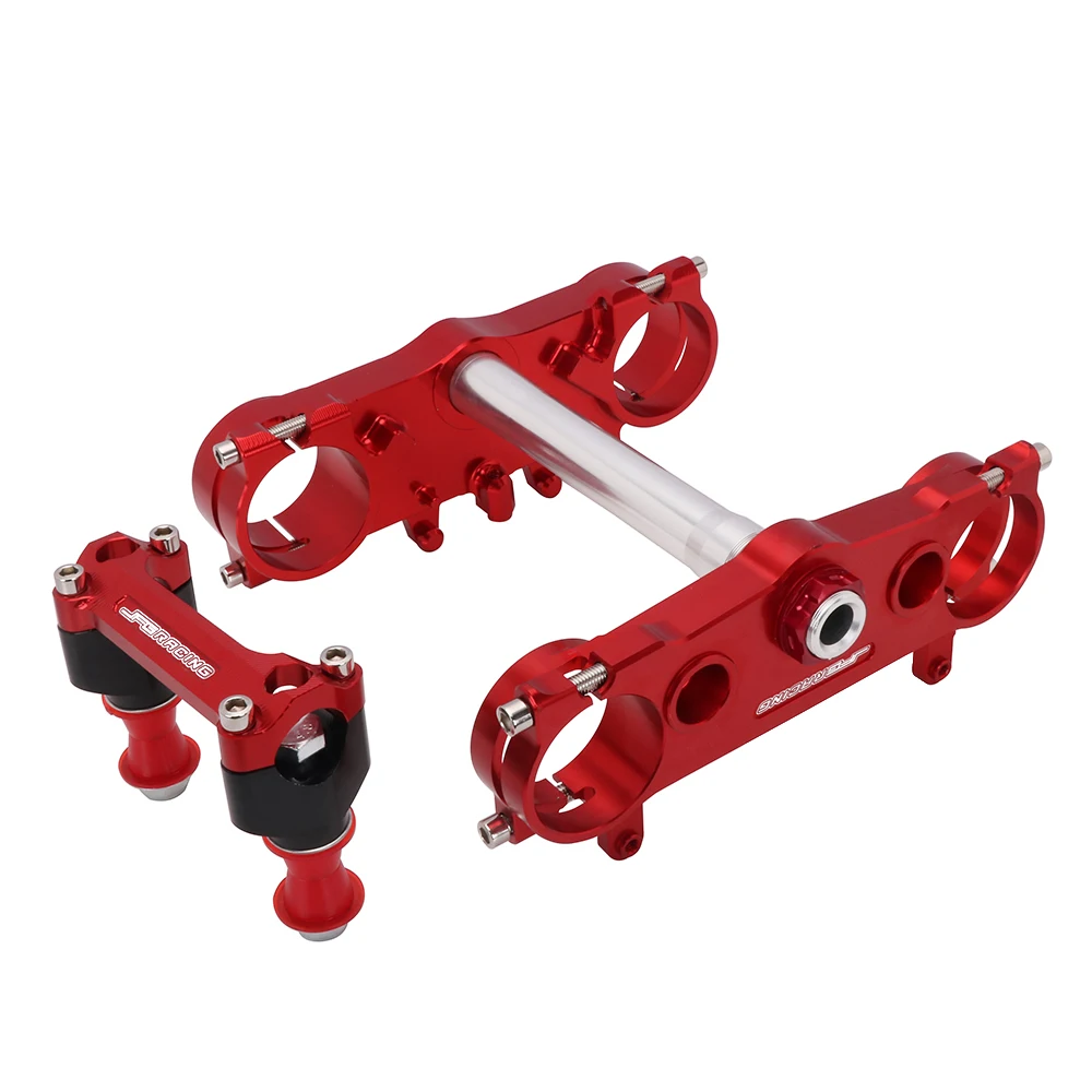 CNC Alumínio Triple Tree Grampos, Steering Stem e Bar Mount, Dirt Bike, JFG, CRF250R, CRF450R