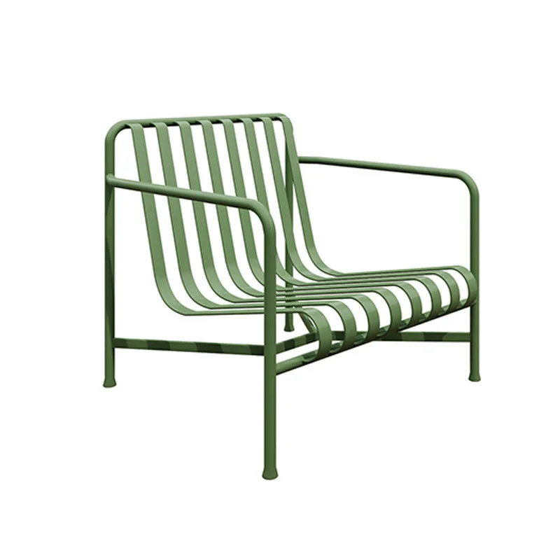 

Leisure milk tea shop, fresh garden outside the homestay, cafe, outdoor metal back chair