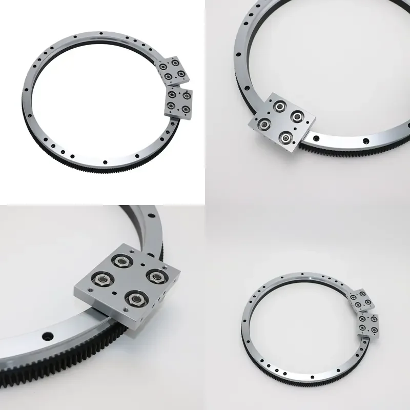 QinGong T23 Fully Sealed Bearing Steel Motor Dust Waterproof Tooth Ring Rail Adjustable Speed 1-30 M/min Customized Size