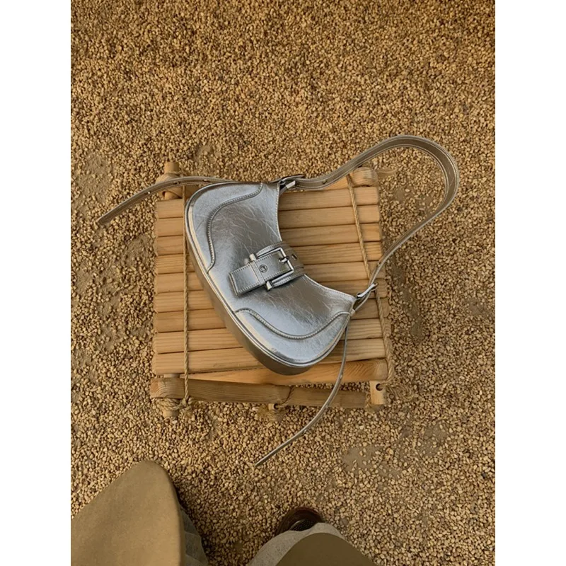 2024 Trendy New Women's Bags Retro Hot Girl Underarm Bag Fashion Niche Single Shoulder Crossbody Bag