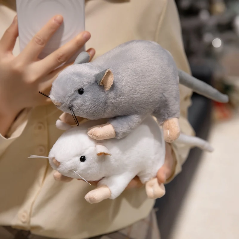 

Cross-border plush toy cat that catches mice, little mouse doll, plush baby figure, children's stuffed toy, funny gift