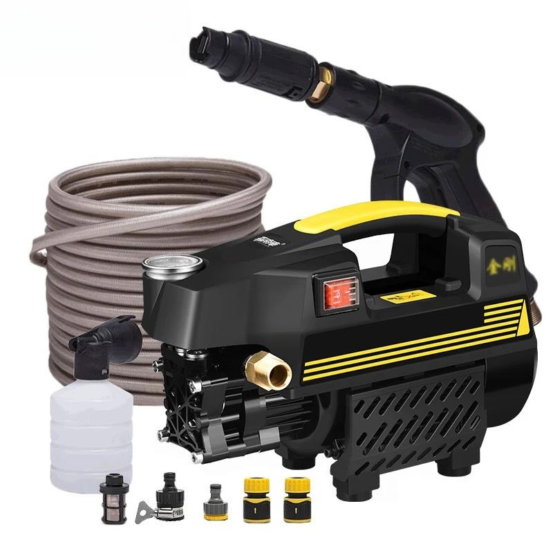 Household 220V High Power Portable High Pressure Car Washer Water Pump With Cleaning Water Gun