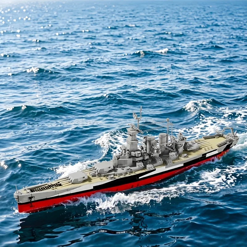 

2662Pcs Battleship Model Building Blocks Bricks DIY Creative Assembly Toys Adult Boys Birthday Gift