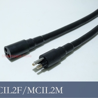 MCIL2M/MCIL2F MCIL6M/MCIL6F 2-16 Core Watertight Connector Deep Sea Cable Connection Male Female Pair Plug ROV IP69 7000m Depht